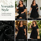Women's Plus Size Polka Dot Dress 