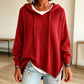 Women's Casual Hooded Knit Sweater