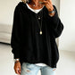 Women's Casual Hooded Knit Sweater