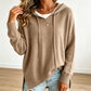 Women's Casual Hooded Knit Sweater