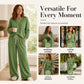 Women's Waffle Knit Lounge Set