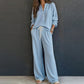 Women's Waffle Knit Lounge Set