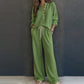 Women's Waffle Knit Lounge Set