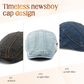 Unisex Denim Newsboy Cap