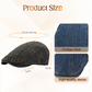 Unisex Denim Newsboy Cap
