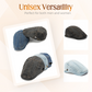 Unisex Denim Newsboy Cap