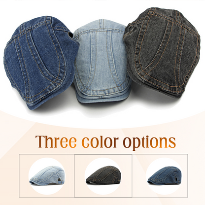 Unisex Denim Newsboy Cap