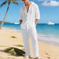 Breathable Linen Beachwear Outfit for Men