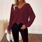 Women's Elegant Back Bowknot Knit Top