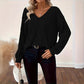 Women's Elegant Back Bowknot Knit Top
