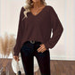 Women's Elegant Back Bowknot Knit Top