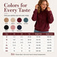 Women's Corduroy Hooded Sweatshirt with Pockets