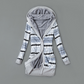 Women's Plush-Lined Hooded Knit Cardigan