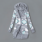 Women's Plush-Lined Hooded Knit Cardigan