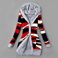 Women's Plush-Lined Hooded Knit Cardigan
