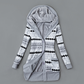 Women's Plush-Lined Hooded Knit Cardigan