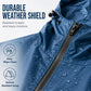 Unisex Waterproof Lightweight Hooded Rain Poncho