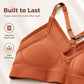 Seamless Ribbed Bralette with Adjustable Straps and Removable Cups