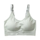 Seamless Ribbed Bralette with Adjustable Straps and Removable Cups