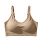 Seamless Ribbed Bralette with Adjustable Straps and Removable Cups