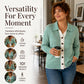 Women's Striped Knit Cardigan