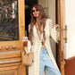 Women's Crochet Hollow Out Long Cardigan