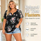 Women's Casual V-Neck Short Sleeve T-Shirt