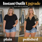 Women's Casual V-Neck Short Sleeve T-Shirt