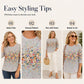 Women's Fashion Printed Crew Neck T-Shirt