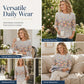Women's Fashion Printed Crew Neck T-Shirt