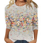 Women's Fashion Printed Crew Neck T-Shirt
