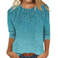Women's Fashion Printed Crew Neck T-Shirt