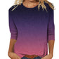 Women's Fashion Printed Crew Neck T-Shirt