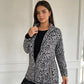 Women'S Leopard Print Zip-Up Jacket