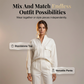 Elegant Long Sleeve Top & Pants Suit Set