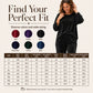 Women's Velvet Long Sleeve Top & Wide-Leg Pants Set