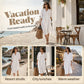Women Loose Cotton Linen Shirt Dress with Pockets
