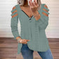 Women's Cold Shoulder Zipper T-Shirt