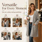 Women's Ribbed Knit Cardigan