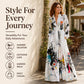 Women's Artistic Graffiti Print Maxi Dress