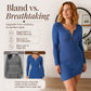Women's Front Zipper Ribbed Knit Dress
