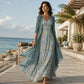 Women's Floral Print Camisole Dress & Cardigan Set