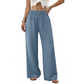 Women Leopard Print High Waisted Pants
