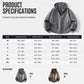 Men's Vintage Washed Half-Zip Hooded Top