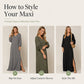 Elegant Slit Maxi Dress