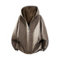 Men's Vintage Washed Half-Zip Hooded Top