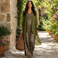 Women's Chic Flowy Maxi Dress and Cover-Up Set