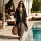Women's Chic Flowy Maxi Dress and Cover-Up Set