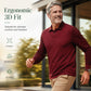 Men's False Two-Piece Long Sleeve Top