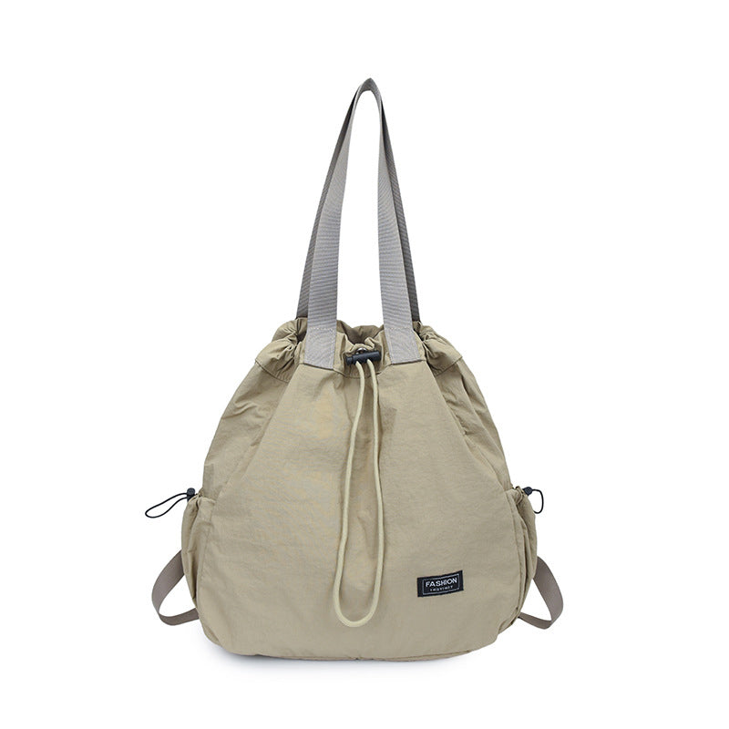 Women's Large Capacity Drawstring Tote Backpack